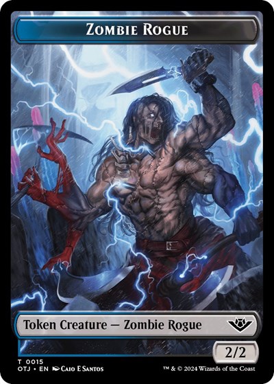 Zombie Rogue Plot Double Sided Token