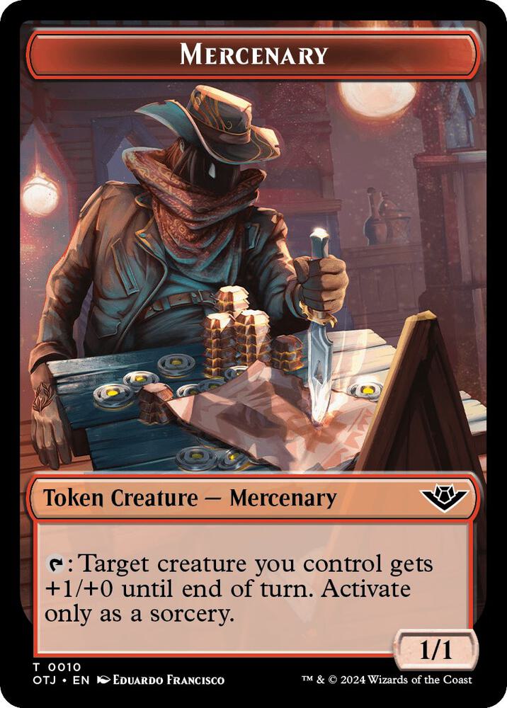 Mercenary // Angel Double-Sided Token
