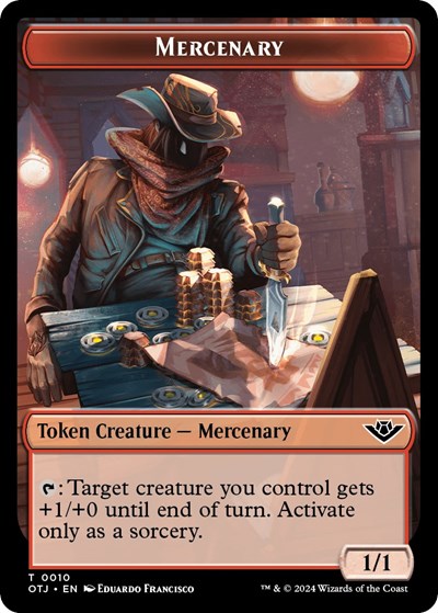 Mercenary Angel Double Sided Token