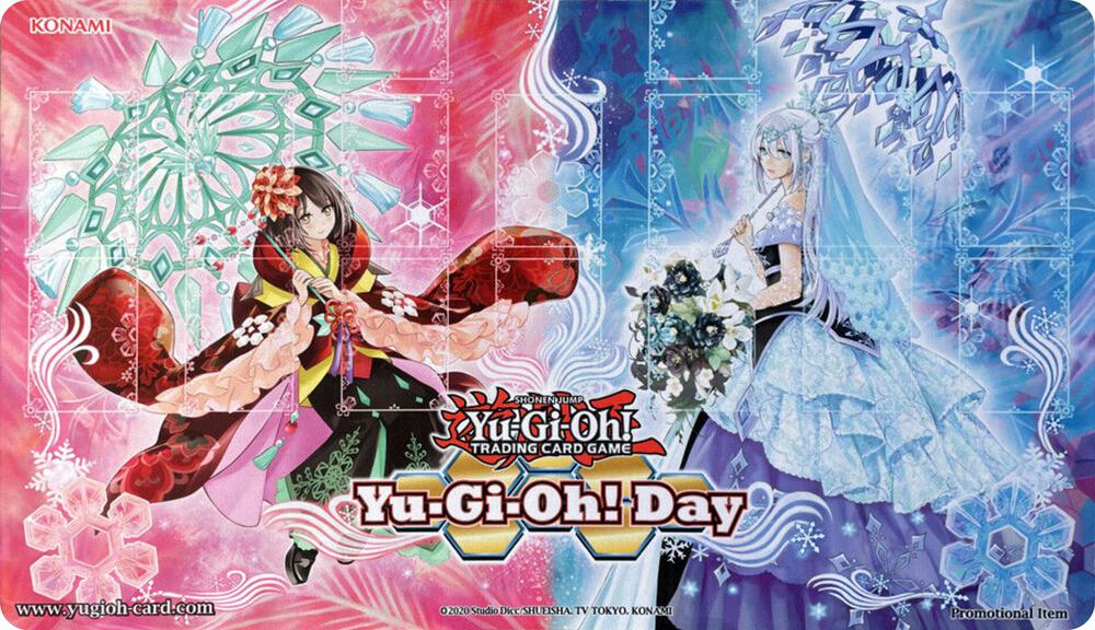 Yu-Gi-Oh! Day Game Mat: Rikka Queens Kanzashi and Teardrop