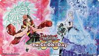 Yu-Gi-Oh! Day Game Mat: Rikka Queens Kanzashi and Teardrop