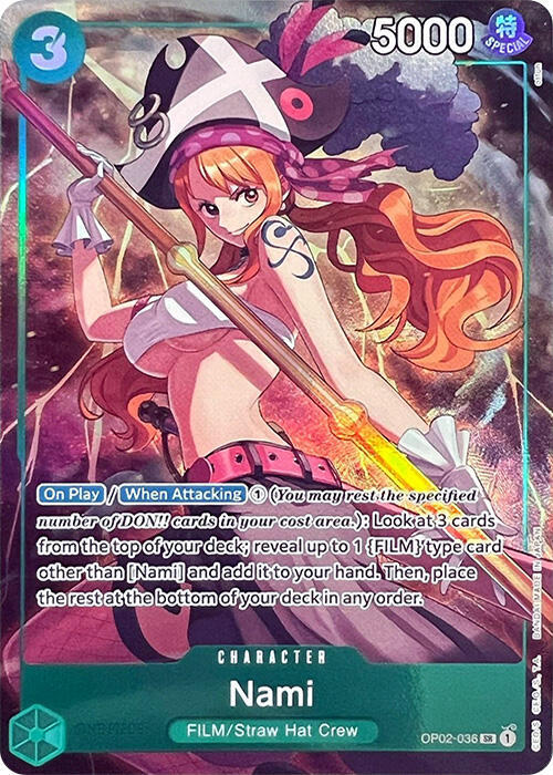 Nami 2025 New Year Event One Piece Promotion Cards One Piece Card 546669 In 1000x1000