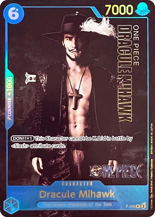 Dracule Mihawk Premium Card Collection Live Action Edition onepiece card