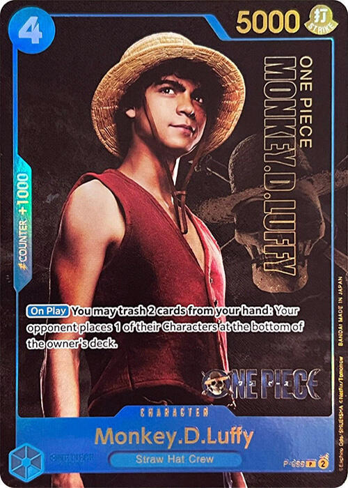 ワンピース apple555 Monkey.D.Luffy (055) (Premium Card Collection -Live Action Edition