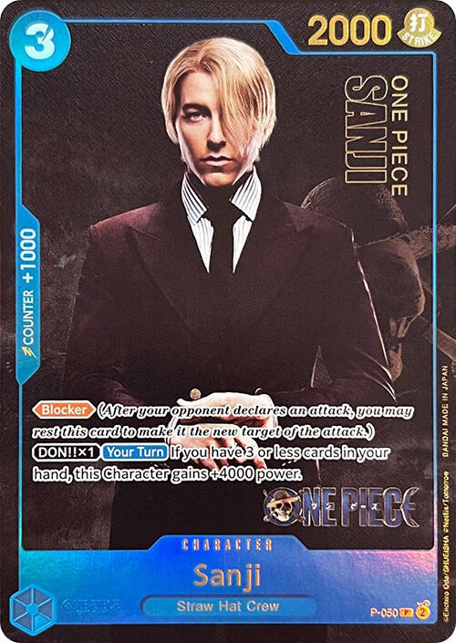Sanji Premium Card Collection Live Action Edition onepiece card