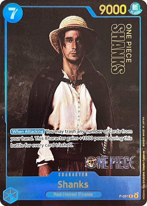 Shanks Premium Card Collection Live Action Edition onepiece card