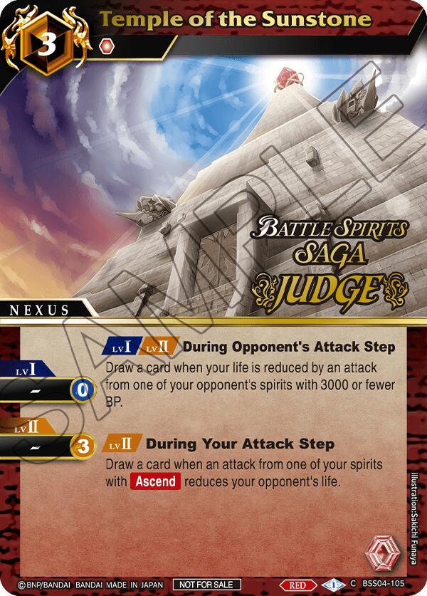 Temple of the Sunstone (Judge Pack 2024 Vol. 1)
