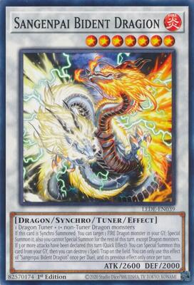 Sangenpai Bident Dragion - Legacy of Destruction - YuGiOh