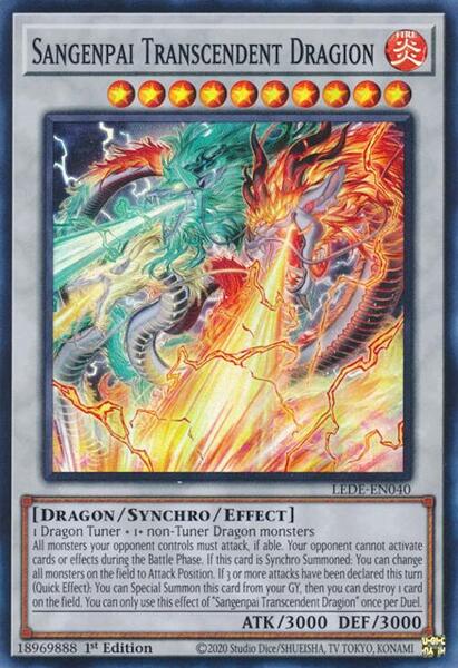 Sangenpai Transcendent Dragion - Legacy of Destruction - YuGiOh