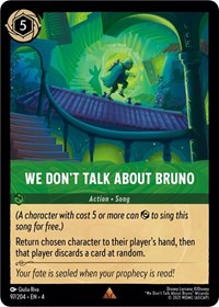 We Don't Talk About Bruno - Ursula's Return - Lorcana card