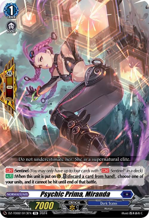 Psychic Prima, Miranda