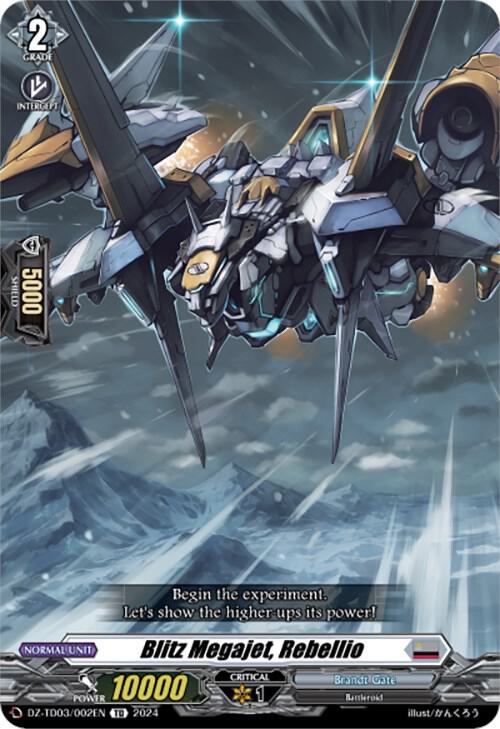 Blitz Megajet, Rebellio