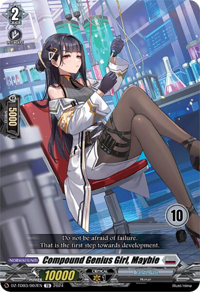 Compound Genius Girl, Maybie (10) - DZ-TD03: Start Up Trial Deck ...