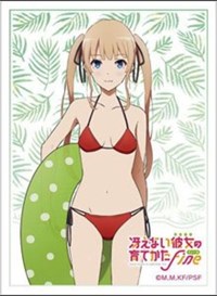 Curtain Damashii Imported Card Sleeves Curtain Damashii: Saekano: How to Raise a Boring Girlfriend Fine - Eriri Swimwear (65-Sleeves)