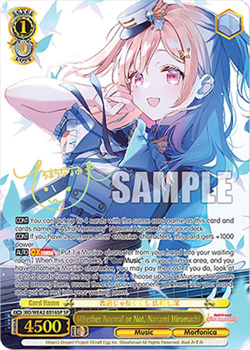 Whether Normal or Not, Nanami Hiromachi (SP)