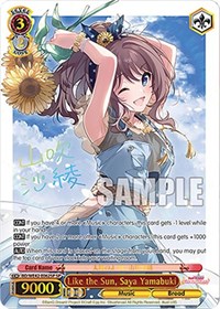 Like the Sun, Saya Yamabuki (SP)