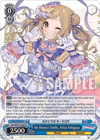 An Honest Smile, Arisa Ichigaya - Weiss Schwarz BanG Dream! Girls Band Party! Countdown Collection Premium Booster trading card