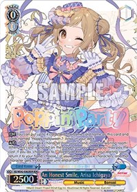 An Honest Smile, Arisa Ichigaya (BDR) - Weiss Schwarz BanG Dream! Girls Band Party! Countdown Collection Premium Booster trading card