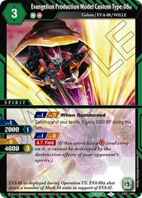 Evangelion Production Model Custom Type-08a - Battle Spirits Saga Collaboration Booster 01: Halo of Awakening trading card