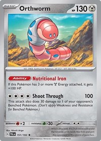 Orthworm #151/193 from Deck Exclusives Pokemon card image