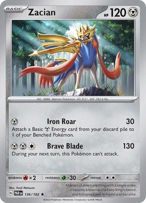 Zacian 136/182 from Deck Exclusives