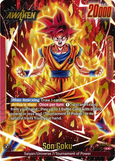 Son Goku - FB02-001 (Alternate Art) card