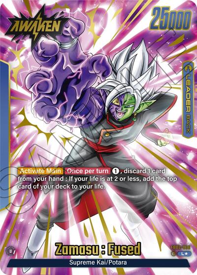 Zamasu : Fused - FB02-036 (Alternate Art) card
