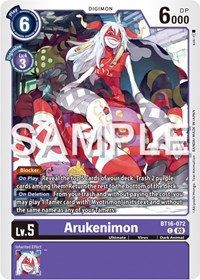 Arukenimon - Beginning Observer - Digimon card