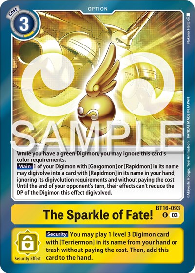 The Sparkle of Fate!