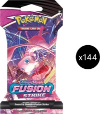 Fusion Strike Sleeved Booster Case from SWSH08: Fusion Strike Pokemon card image