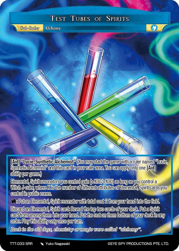 Test Tube of Spirits