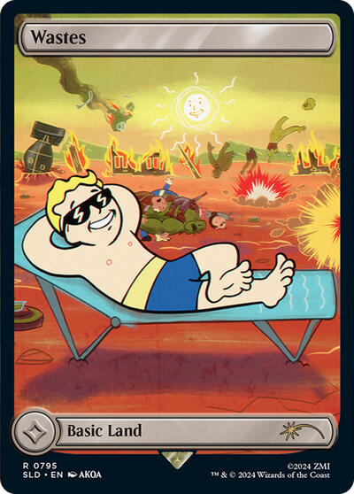 Wastes 795 Full Art Rainbow Foil