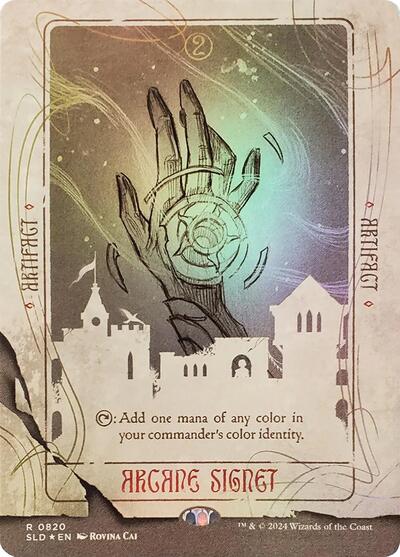 Arcane Signet 0820 Rainbow Foil