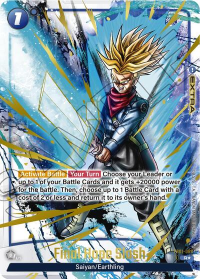 Final Hope Slash (Alternate Art) Awakened Pulse Alternate Art Reprints Rare Dragon Ball card — value and price
