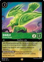 Diablo - Devoted Herald - Ursula's Return - Disney Lorcana