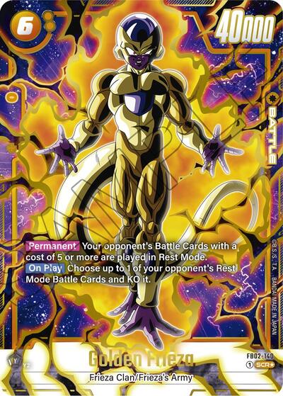 Golden Frieza (Alternate Art) card