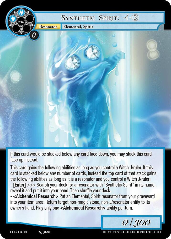 Synthetic Spirit: - 3