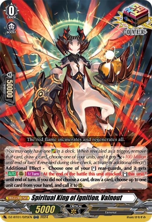 Spiritual King of Ignition, Valnout (ORR)