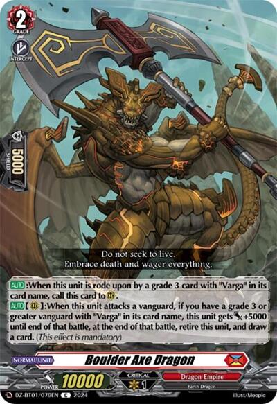 Boulder Axe Dragon