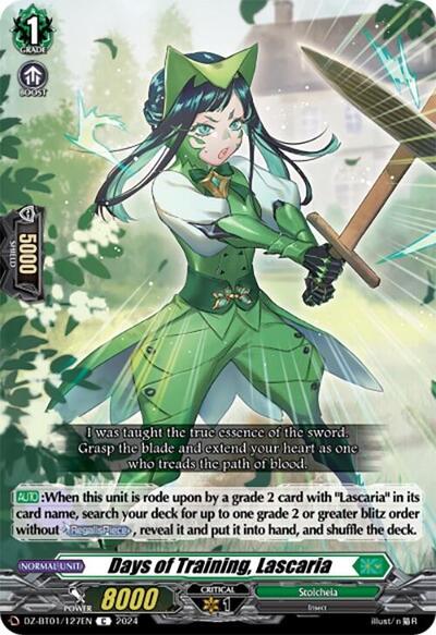 Days of Training, Lascaria