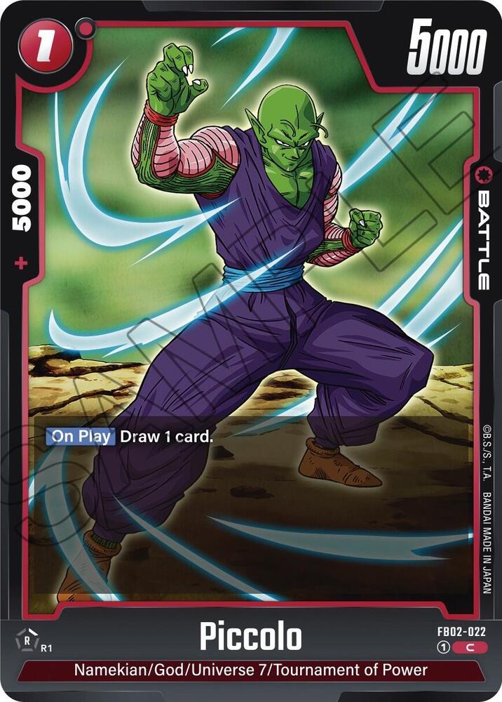 Piccolo - FB02-022 - Blazing Aura - Dragon Ball Super: Fusion World ...