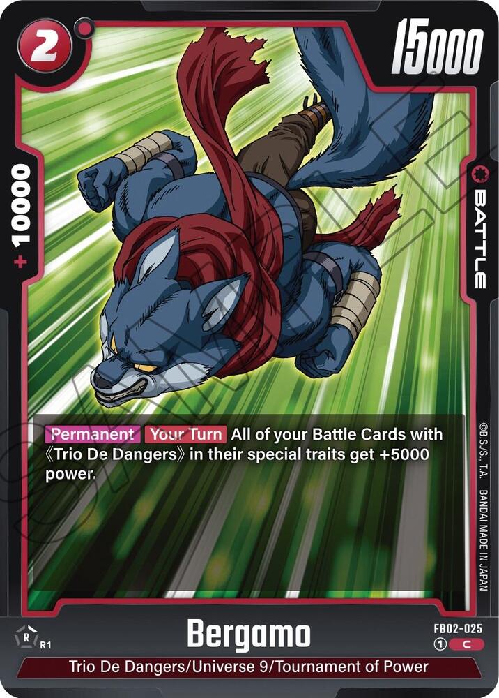 Bergamo - Blazing Aura - Dragon Ball Super: Fusion World