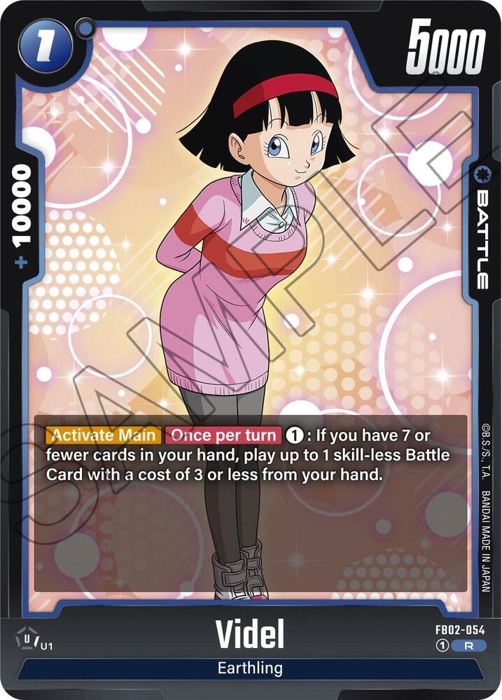 Videl - FB02-054 - Blazing Aura - Dragon Ball Super: Fusion