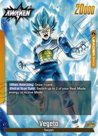 Vegeta - FB02-105 - Blazing Aura - Dragon Ball Fusion World card
