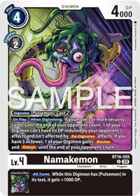 Namakemon - Beginning Observer - Digimon card