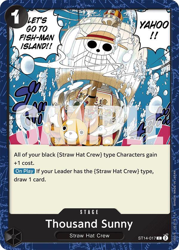 Thousand Sunny - Starter Deck 14: 3D2Y - One Piece Card Game