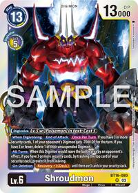 Shroudmon - Beginning Observer - Digimon card