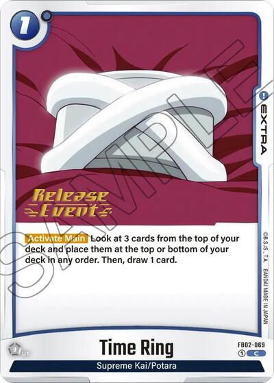 Time Ring Blazing Aura Release Event Cards Common Dragon Ball card — value and price