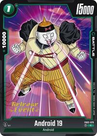 Android 19 (Blazing Aura Release Event Cards)