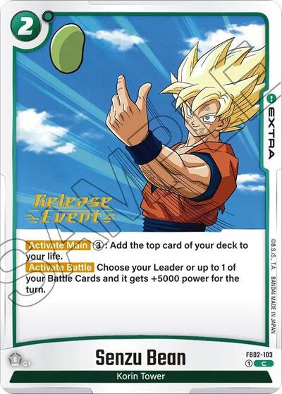 Senzu Bean card